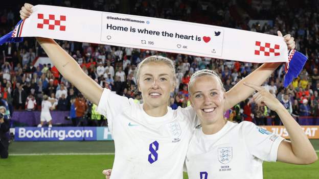 Euro 2022: Peak television audience of 9.3 million watched England thrash Sweden
