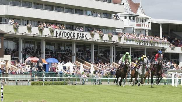 Racing was abandoned at Haydock Park