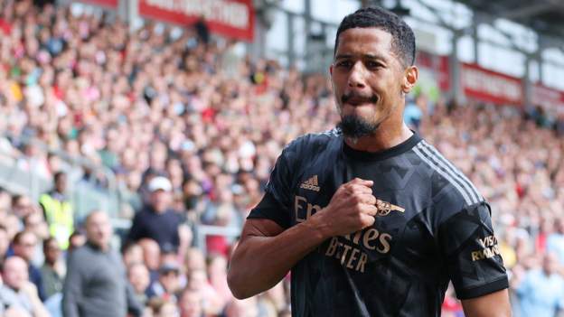 Arsenal defender Saliba pens new four-year deal
