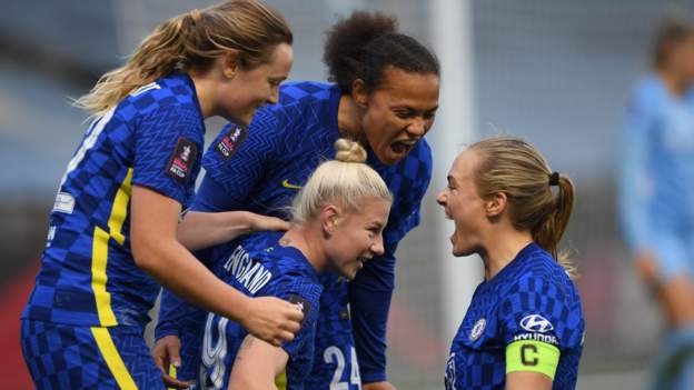 Manchester City 0-3 Chelsea: Blues into Women's FA Cup final