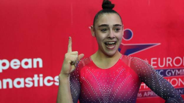 GB's Gadirova wins European all-around gold
