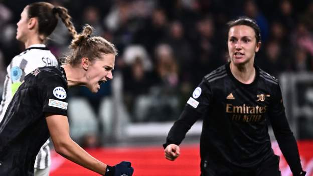 Juventus 1-1 Arsenal: Vivianne Miedema scores to salvage point for Gunners