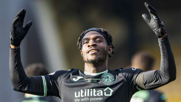 Hibs recover from setback to beat 10-man Livingston
