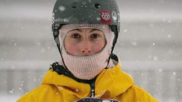 Snowboarder Mia Brookes 13 Takes Podium On Senior Debut Bbc Sport 