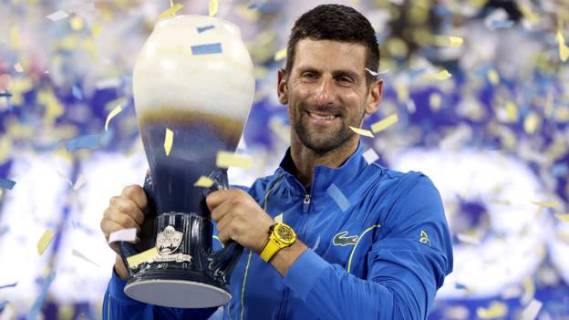 Cincinnati Open: Novak Djokovic wins title after beating Carlos Alcaraz as rivalry intensifies