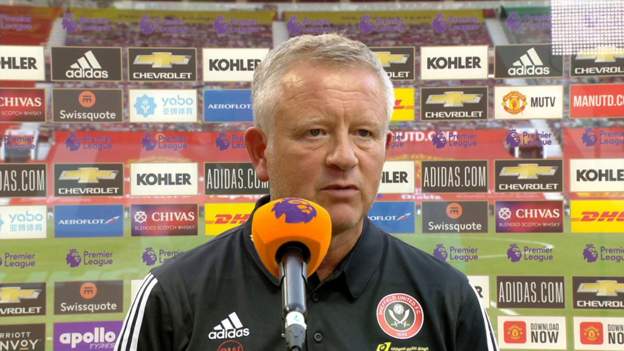 Man Utd 3-0 Sheffield Utd: Chris Wilder says his team are performing below their standards thumbnail