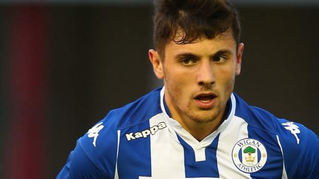 Jordan Flores: Wigan Athletic midfielder agrees new contract - BBC Sport