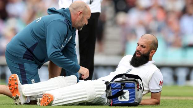 The Ashes 2023: Moeen Ali will not field on day two after groin injury