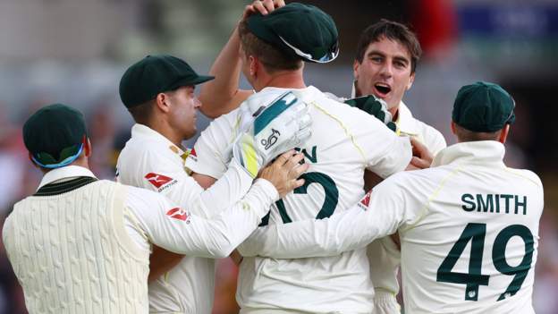 The Ashes 2023: Australia finally arrives in a gripping 20-minute period in Edgbaston