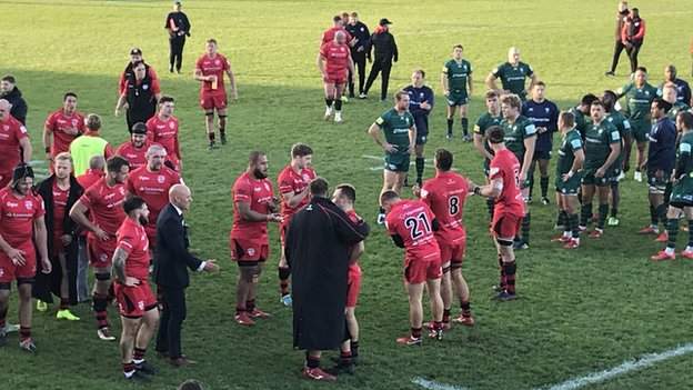 Championship: Jersey Reds end Bristol's 16-game winning run with 38-34 win  - BBC Sport