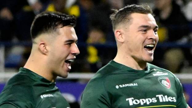Leicester reach Champions Cup last 16 in Clermont