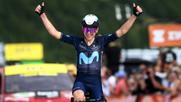 Tour de France Femmes: Annemiek van Vleuten wins stage seven to take ...