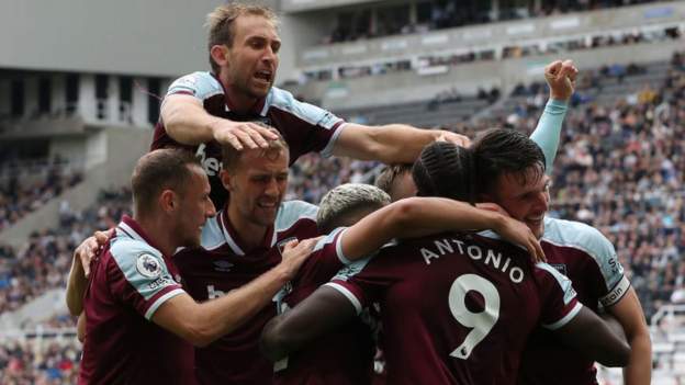 Newcastle 2-4 West Ham: Hammers stage fightback to win thriller