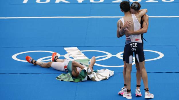 Tokyo Olympics: GB's Alex Yee wins silver in men's triathlon as Kristian Blummen..