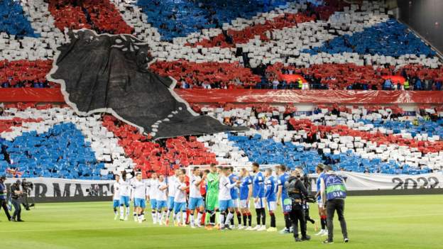 Rangers play national anthem despite Uefa stance