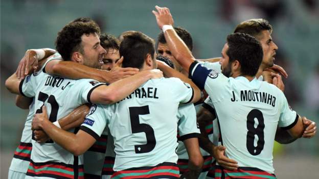 Portugal defeat Azerbaijan to go top of group