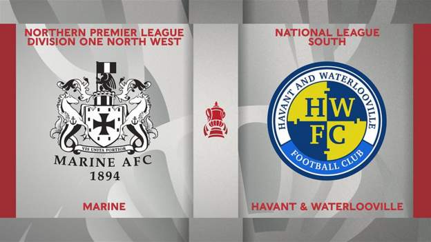 FA Cup: Marine 1-0 Havant & Waterlooville (aet) highlights ...