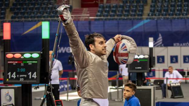 Historic fencing medal among Team GB European haul