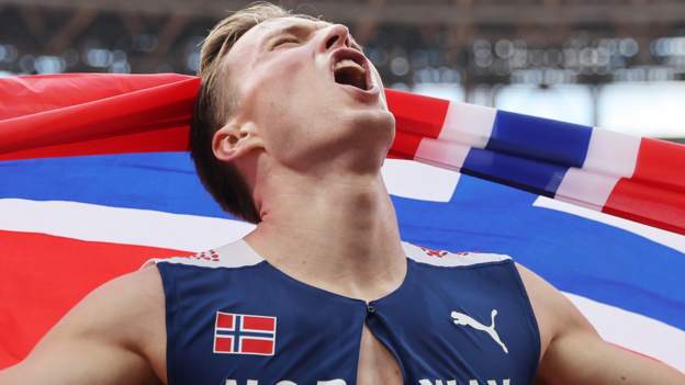 Tokyo Olympics: Karsten Warholm world record evokes Bolt and Beamon on magic day