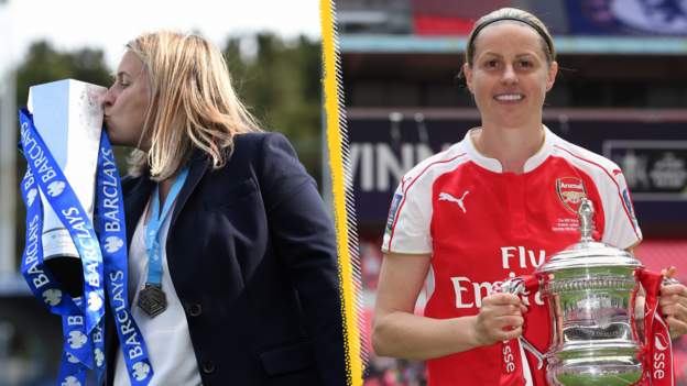 Emma Hayes and Kelly Smith: Chelsea boss and former Arsenal and England star inducted into WSL Hall of Fame