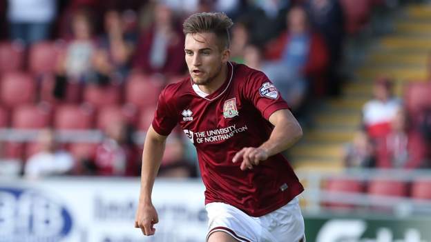 Lawson D'Ath: Northampton Town midfielder signs new deal - BBC Sport