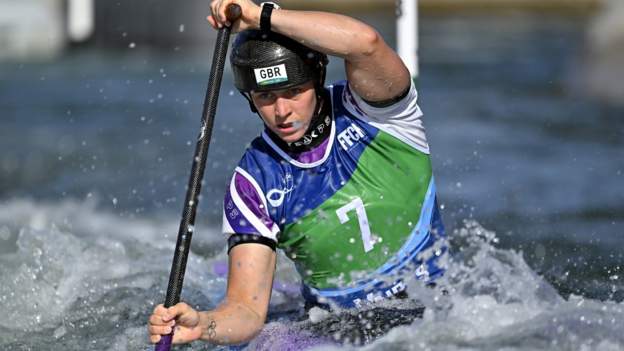 GB's Woods wins silver in World Cup kayak cross