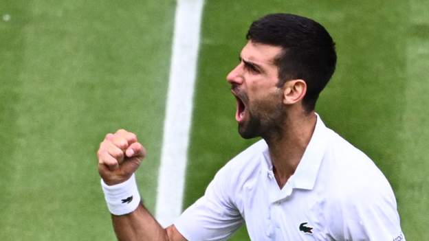 Djokovic overcomes Rublev to reach Wimbledon semis