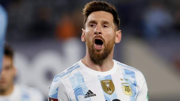 Argentina v Uruguay: Lionel Messi makes South American history with 80th interna..