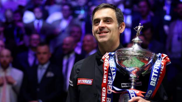 World Snooker Championship 2022: Ronnie O'Sullivan plays down record-equalling s..
