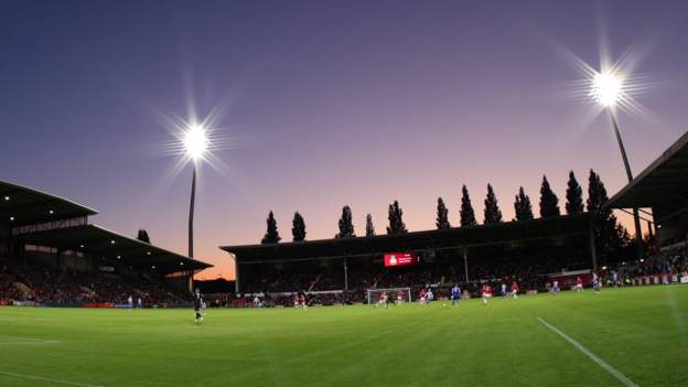 Wrexham at night, magic under the lights
