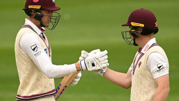 County Championship: Somerset get better with bat towards Hampshire