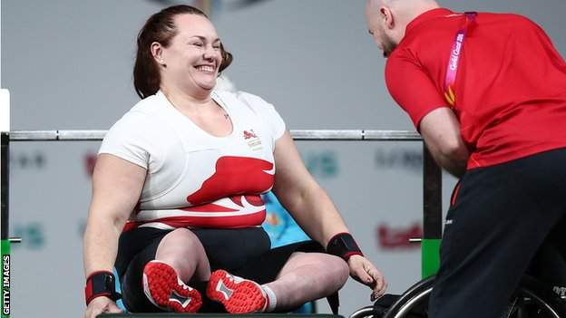Britain's Louise Sugden wins European Para-powerlifting gold - BBC Sport
