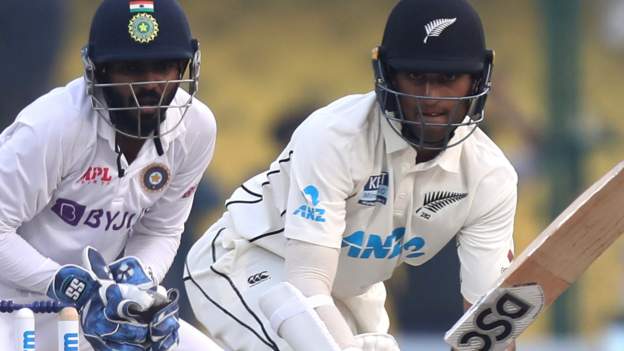 India v New Zealand: Tourists bat out final day to earn draw in Kanpur