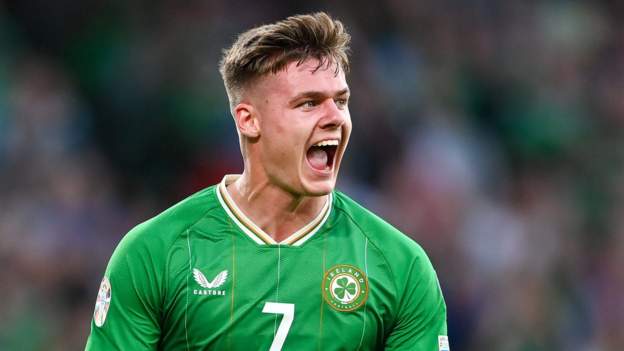 Euro 2024 qualifier: Republic of Ireland beat Gibraltar to earn first win of campaign