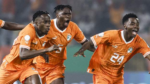 Hosts Ivory Coast oust holders Senegal in shootout