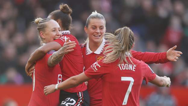 Man Utd Women beat Aston Villa Ladies 12-0 in Women's Championship opener -  BBC Sport