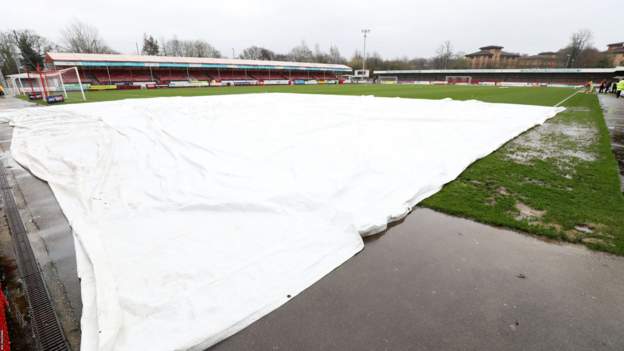 Waterlogged pitches force League Two postponements