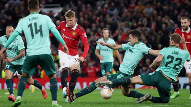 Manchester United 1-0 Omonia Nicosia: Scott McTominay scores stoppage-time winner