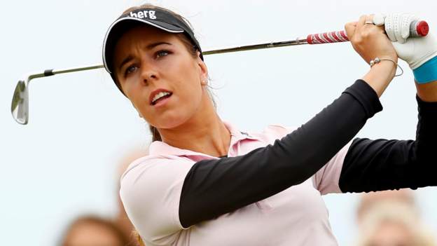 Women's British Open: Georgia Hall in contention after Michelle Wie ...