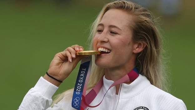 Tokyo Olympics: USA's Nelly Korda wins gold on dramatic final day of golf competition