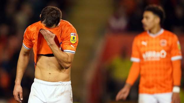 Blackpool drop to League One after Millwall loss
