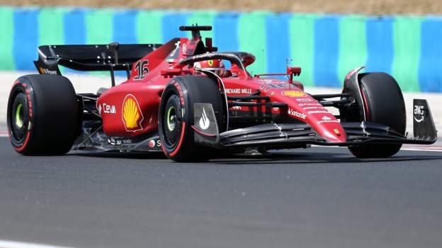 Hungarian Grand Prix: Charles Leclerc top in practice with Lando Norris second