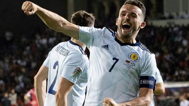 <div>Armenia 1-4 Scotland: Steve Clarke's side ease to win over hosts who finish with nine men in Nations League</div>