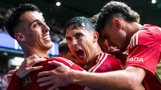 Rangers 1-3 Aberdeen: Visitors intensify pressure on Michael Beale with rare Ibrox win