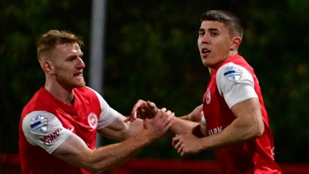 Larne extend lead as Linfield move into top four