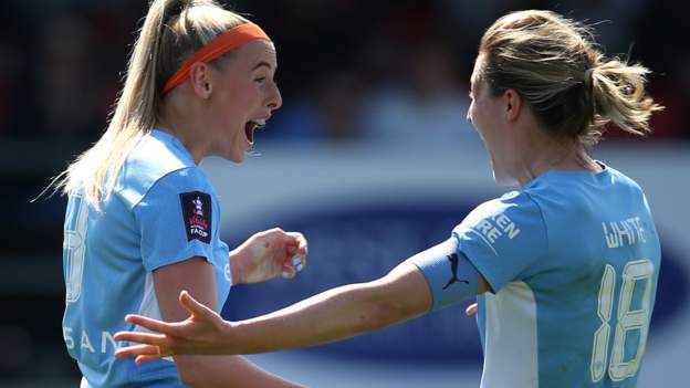 West Ham 1-4 Manchester City: City book place in Women's FA Cup final