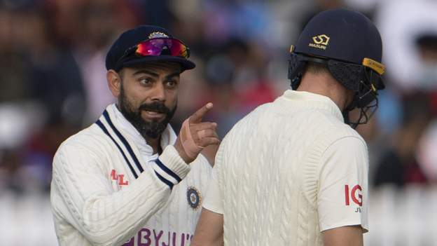 England v India: Virat Kohli says hosts 'provoked' his side at Lord's