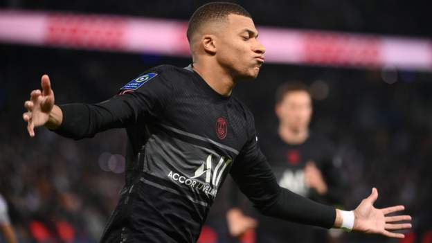 Paris Saint Germain 2-1 Angers: Kylian Mbappe scores late penalty to seal comeback win