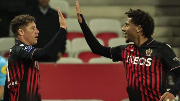Barkley scores twice as Nice thrash Montpellier