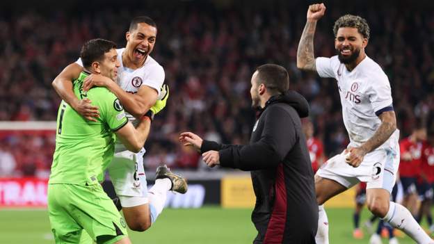 Lille 2-1 Aston Villa (3-3 agg, 3-4 on pens): Emiliano Martinez stars in penalty shootout win - BBC Sport